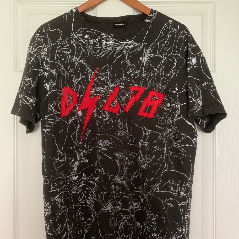 Black diesel t shirt